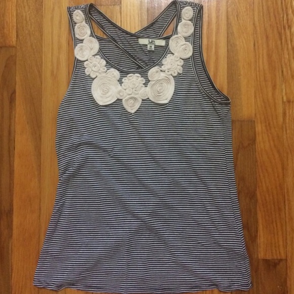 ModCloth Open Back Striped Tank - Picture 2 of 4